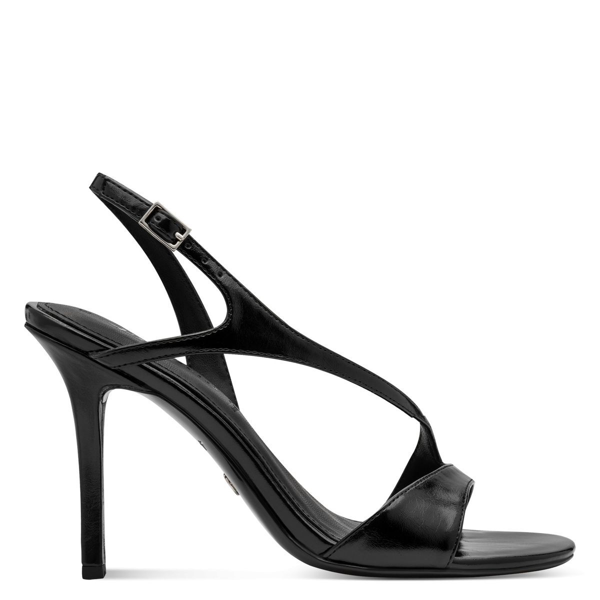 Sandale à talon en boucle noir, TAMARIS