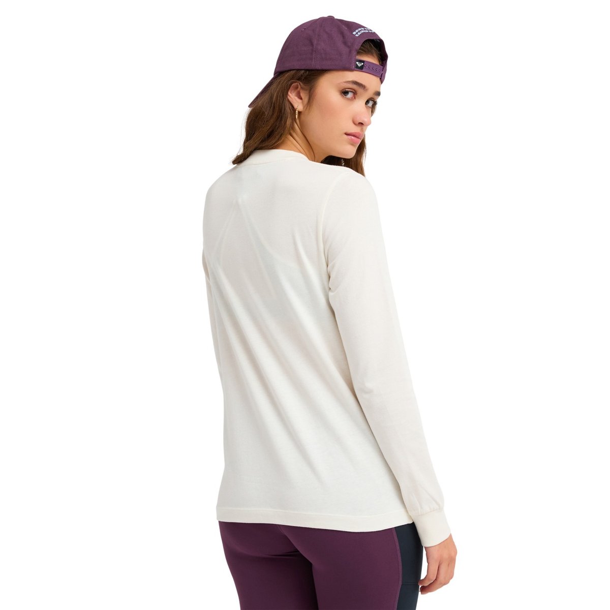 Haut de sport manches longues ESS ENERGY ELEVATED. blanc whisper white, ROXY