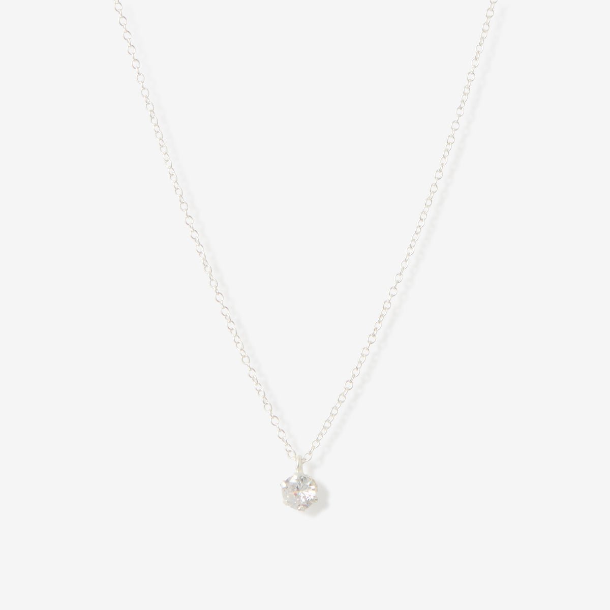Collier pendentif zircon - argent garanti 925 argenté, BALABOOSTE