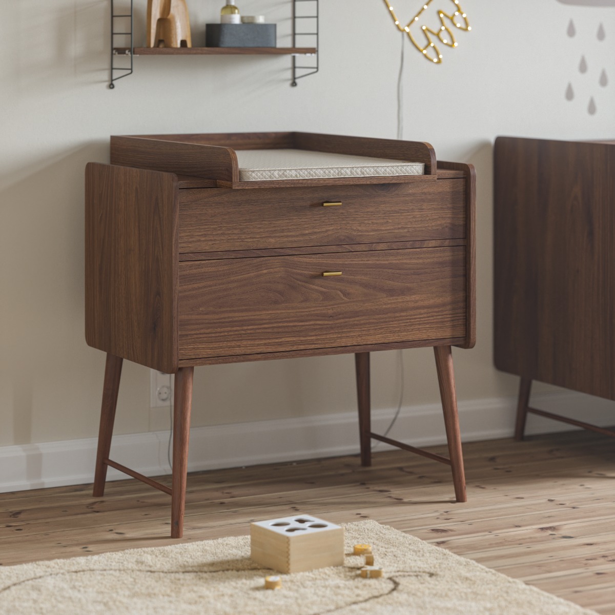 Commode ROSEAU ROSEAU noyer, PETITE AMELIE