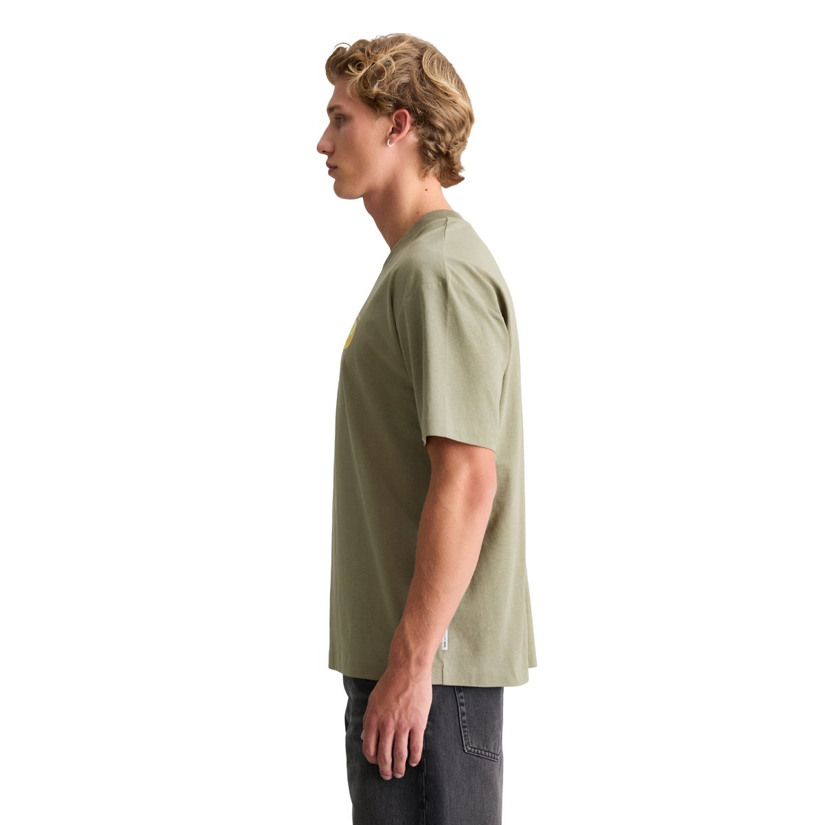 T-shirt Crayfish Capsule en pur coton bio vert, MARC O’POLO DENIM