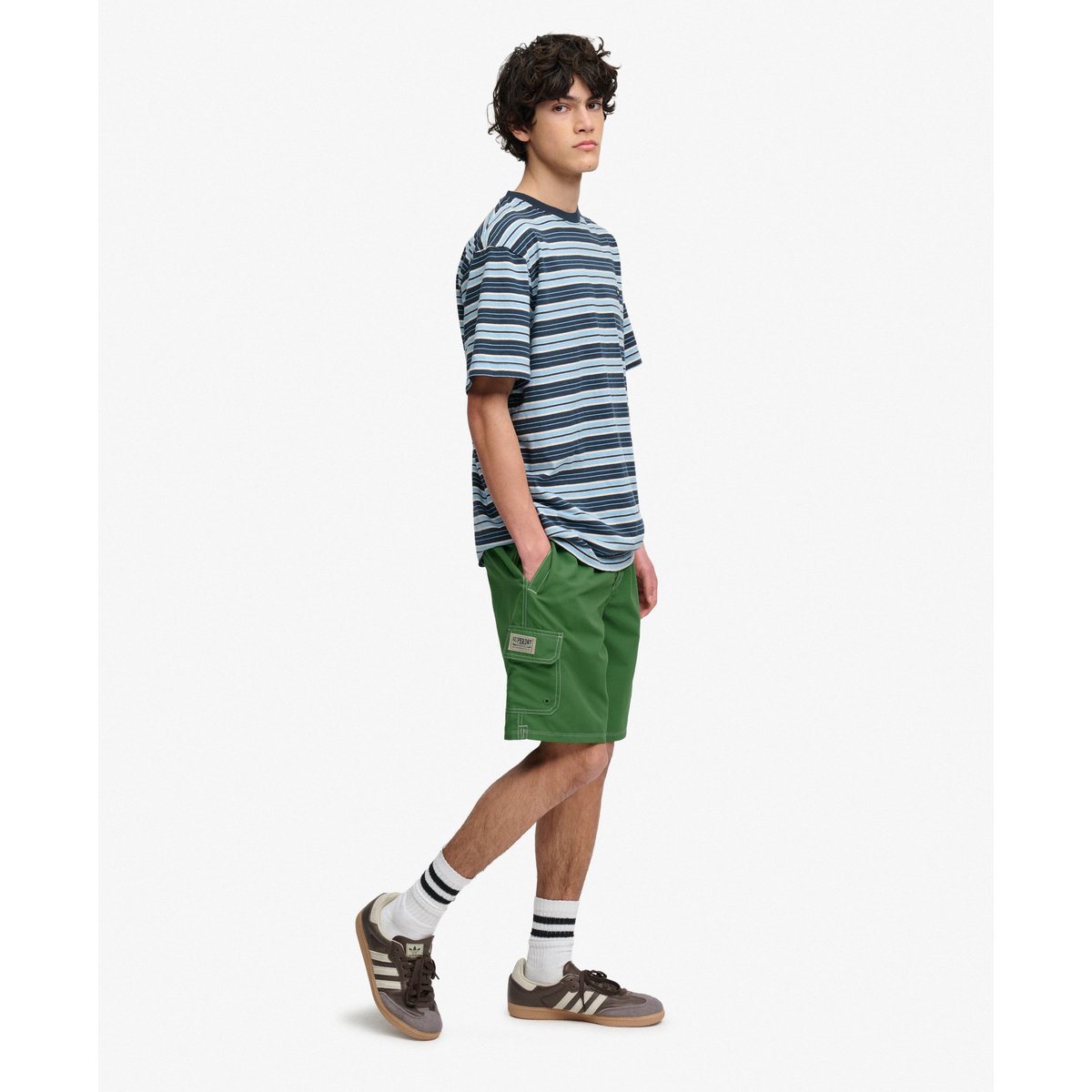 Boardshorts Cargo 19 Pouces vert palme de bananier, SUPERDRY