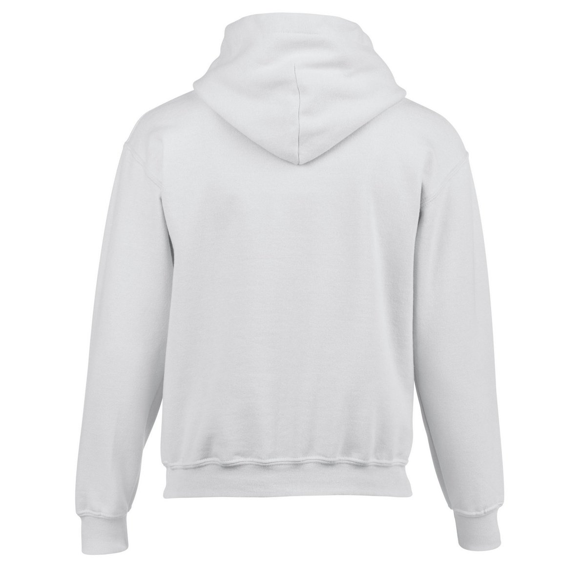 Sweat à capuche blanc, GILDAN