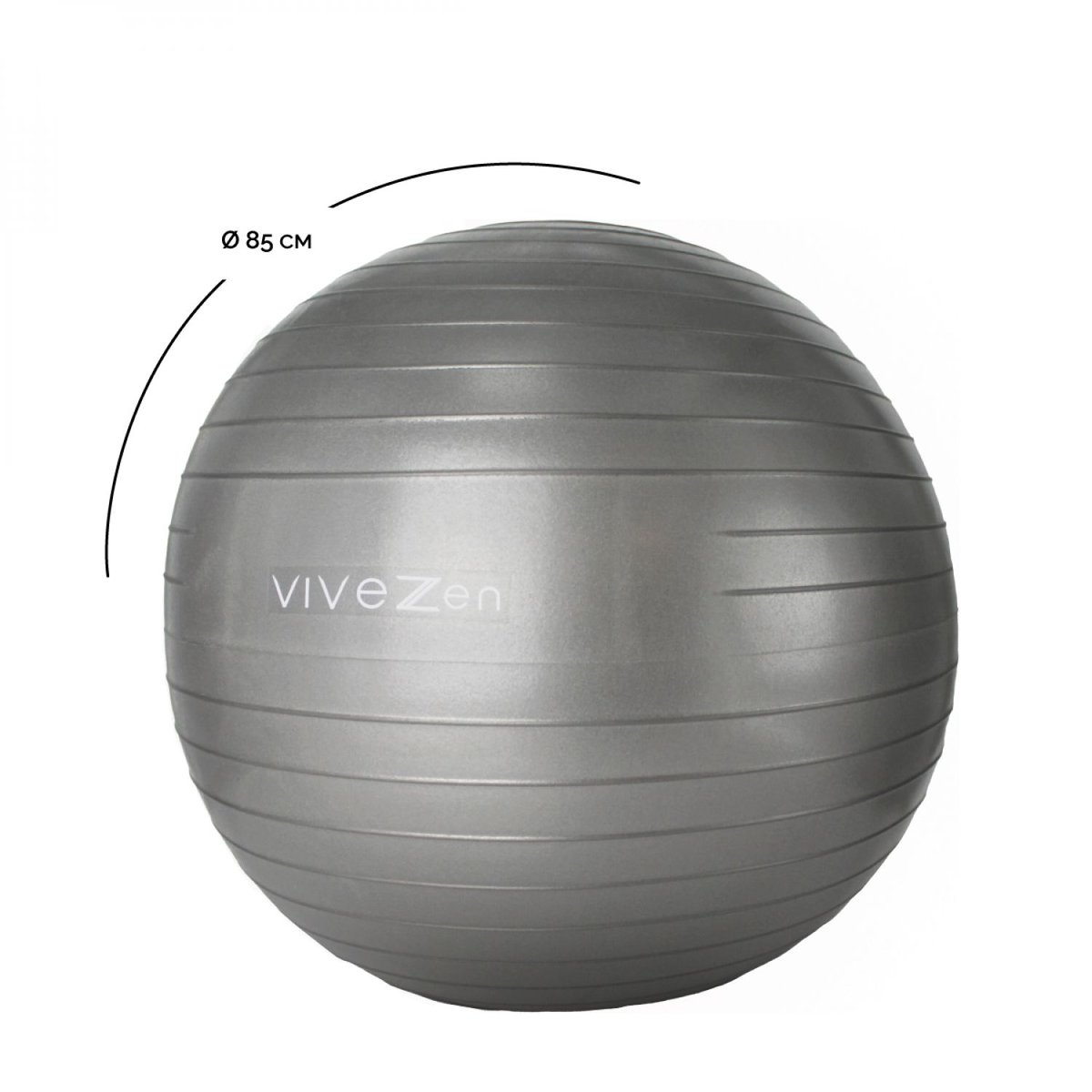 Ballon de yoga gris, VIVEZEN