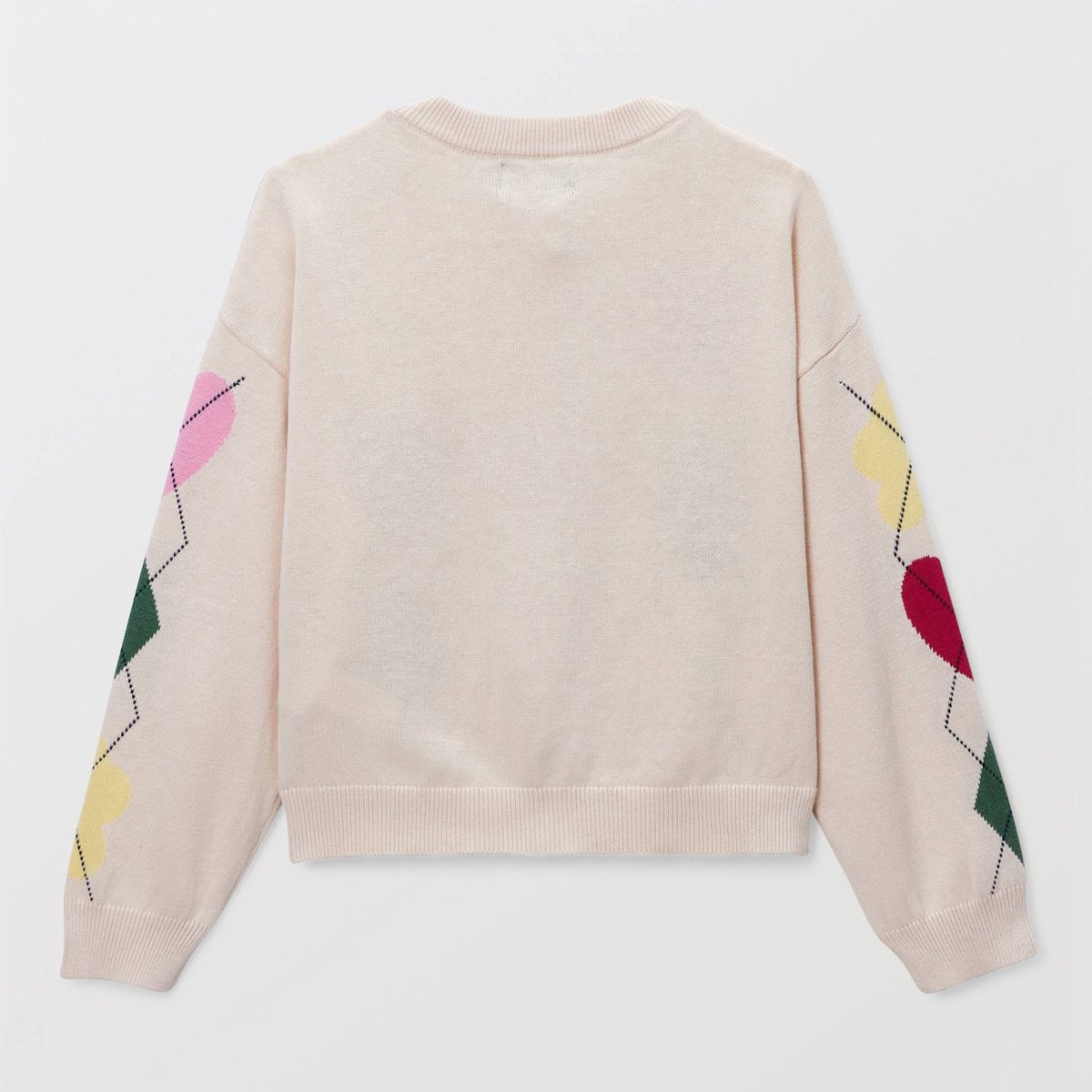 Cardigan jacquard amaretti, MONOPRIX