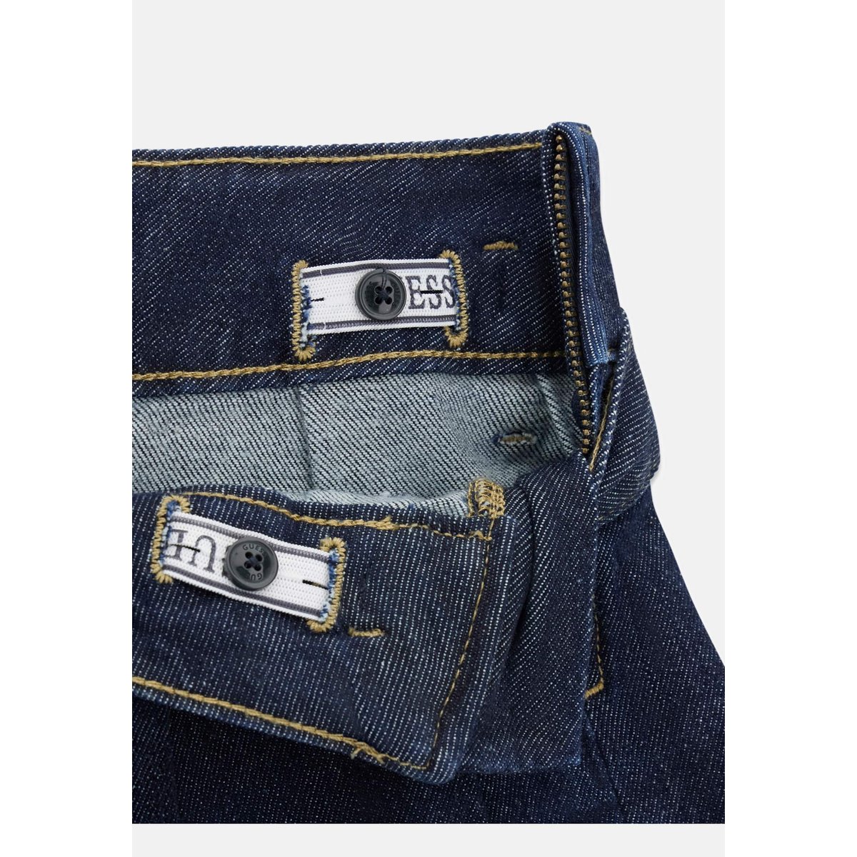 Mini Jupe En Jean Plissée bleu foncé, GUESS KIDS