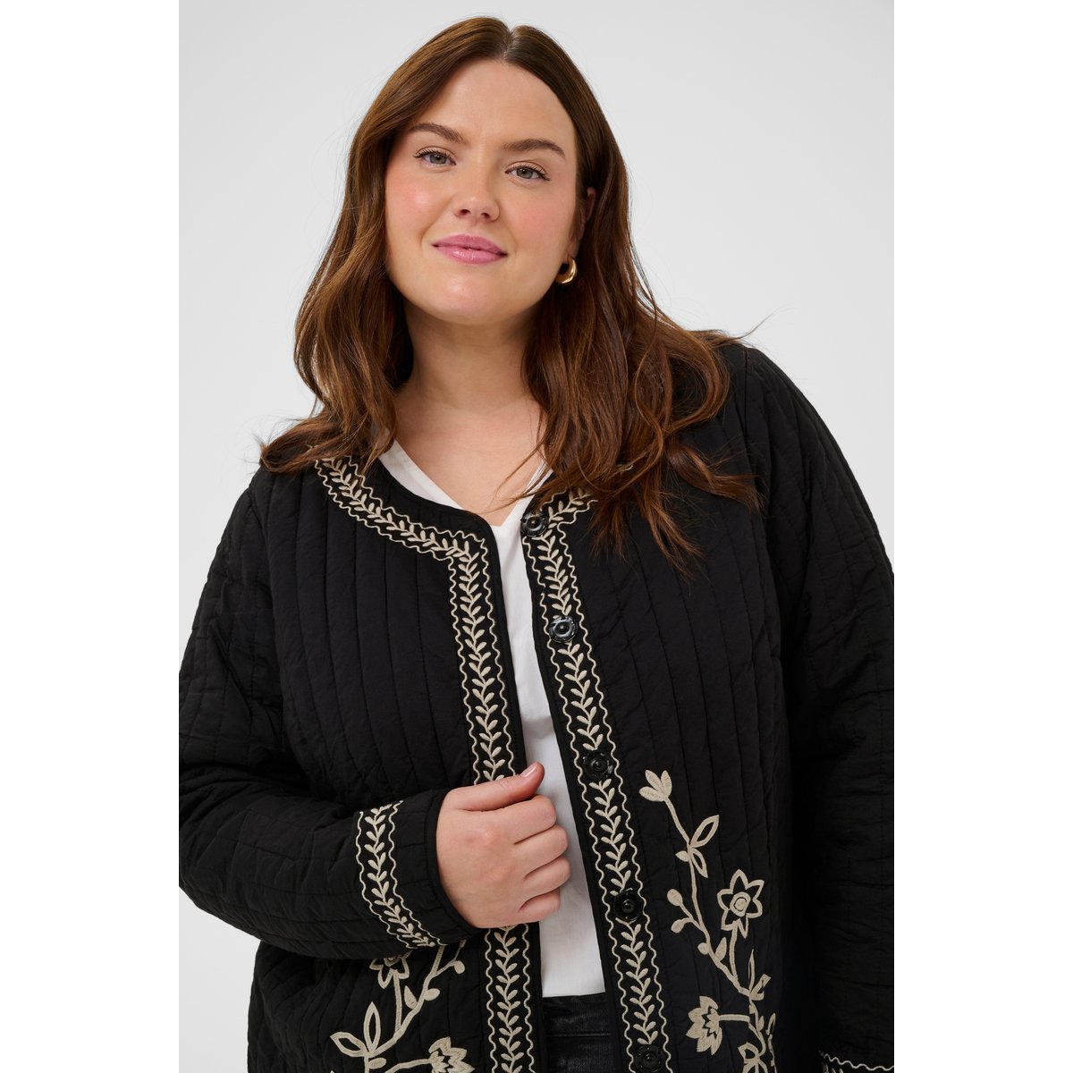 Veste noir black deep, KAFFE CURVE
