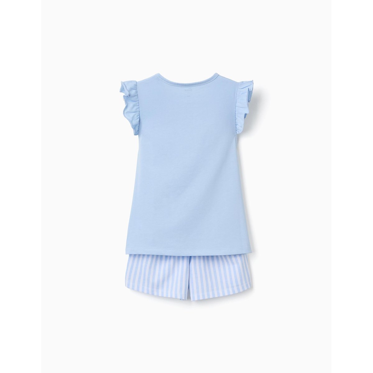 Pyjama en coton à manches courtes avec imprimé Stitch bleu clair, ZIPPY