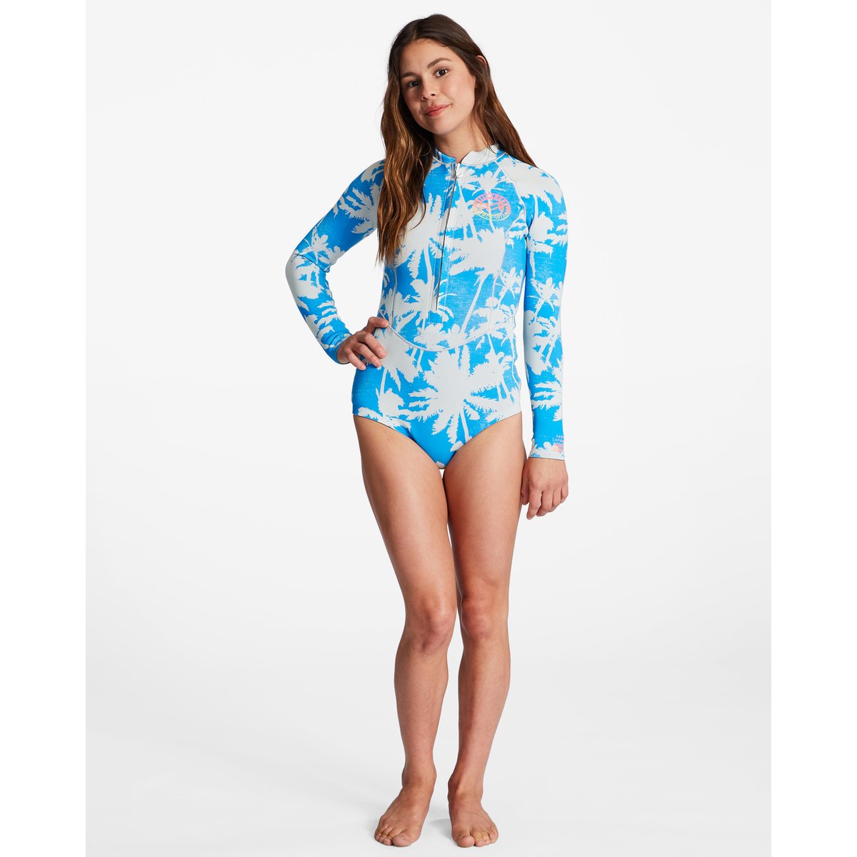 Springsuit manches longues 1/1MM SALTY DAYZ bleu blue hawaii, BILLABONG