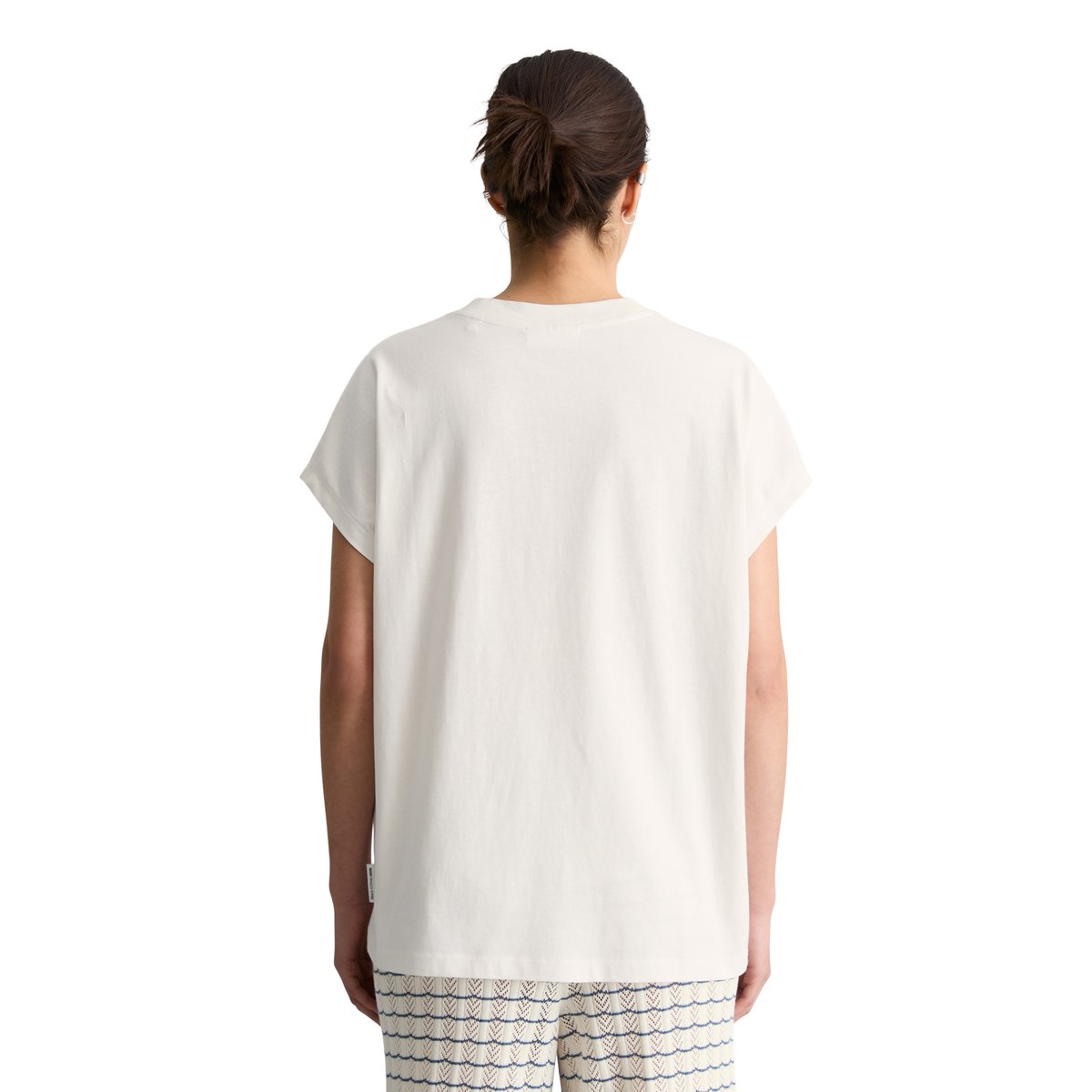 T-shirt DfC surdimensionné en coton organique blanc, MARC O’POLO DENIM