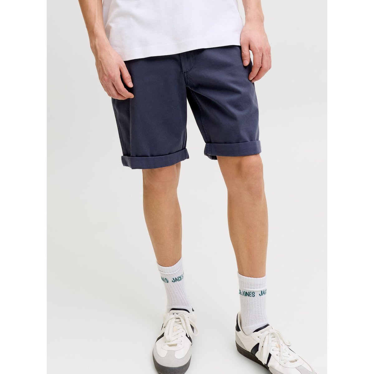 Short Chino navy blazer 1, JACK & JONES