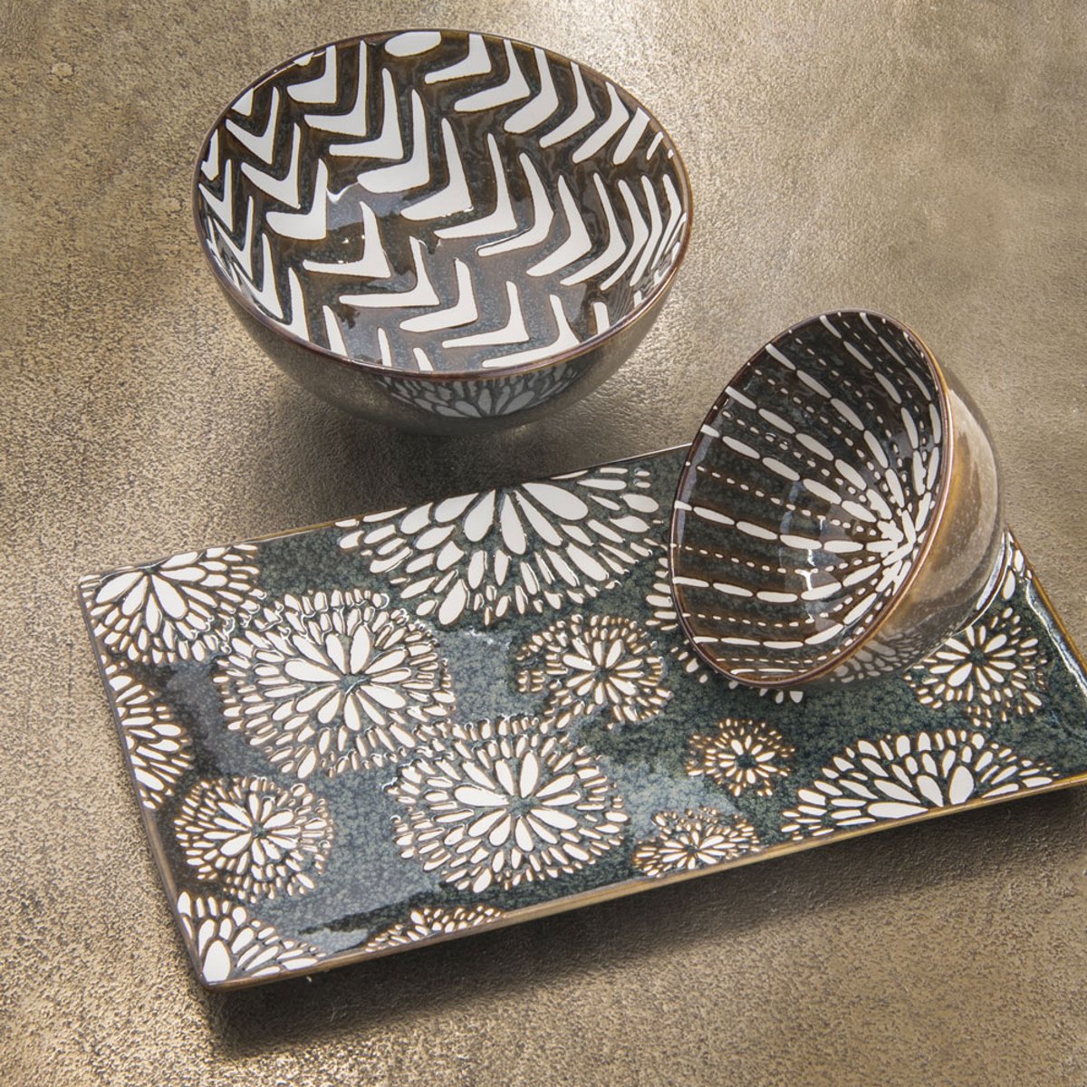 Coupelle penjab 11,5 cm (lot de 6) marron, TABLE PASSION