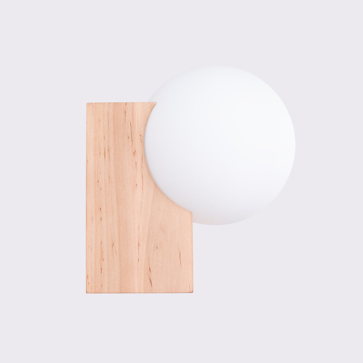 Applique murale Bois Naturel G9 1 Bulbo naturel, EDEN