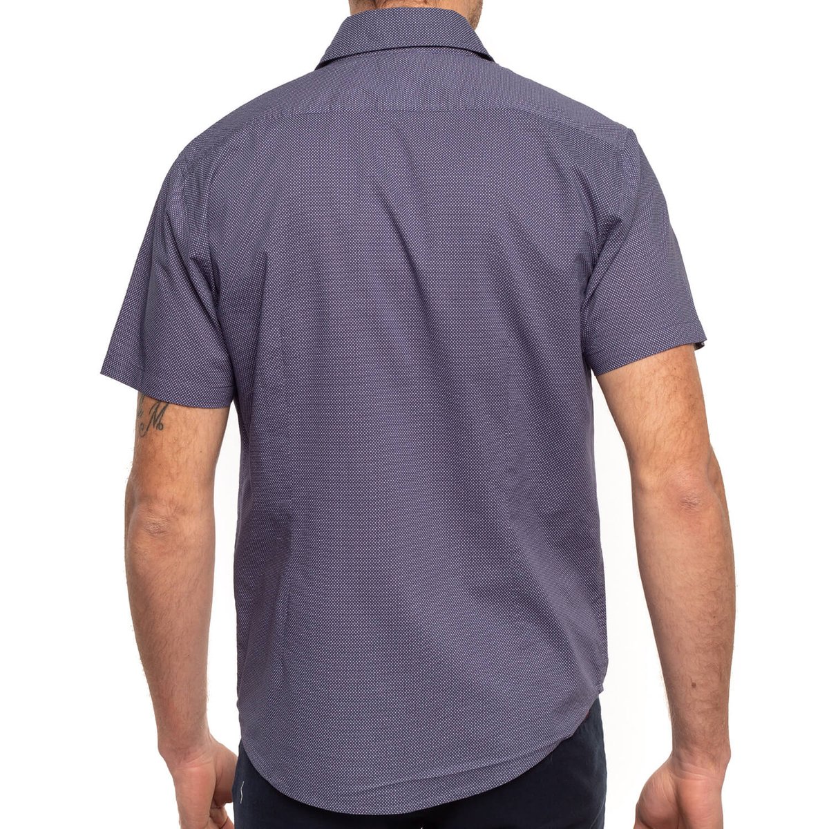 Chemise à pois imprimés Navy sur Shilton : le vêtement Rugby Sportswear ! navy, SHILTON