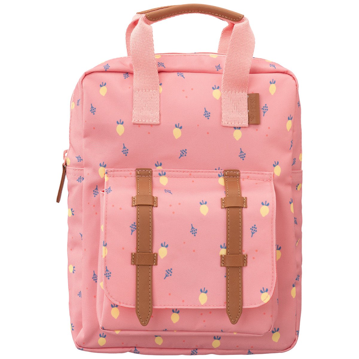 Sac à dos bébé rose, jaune, bleu, FRESK