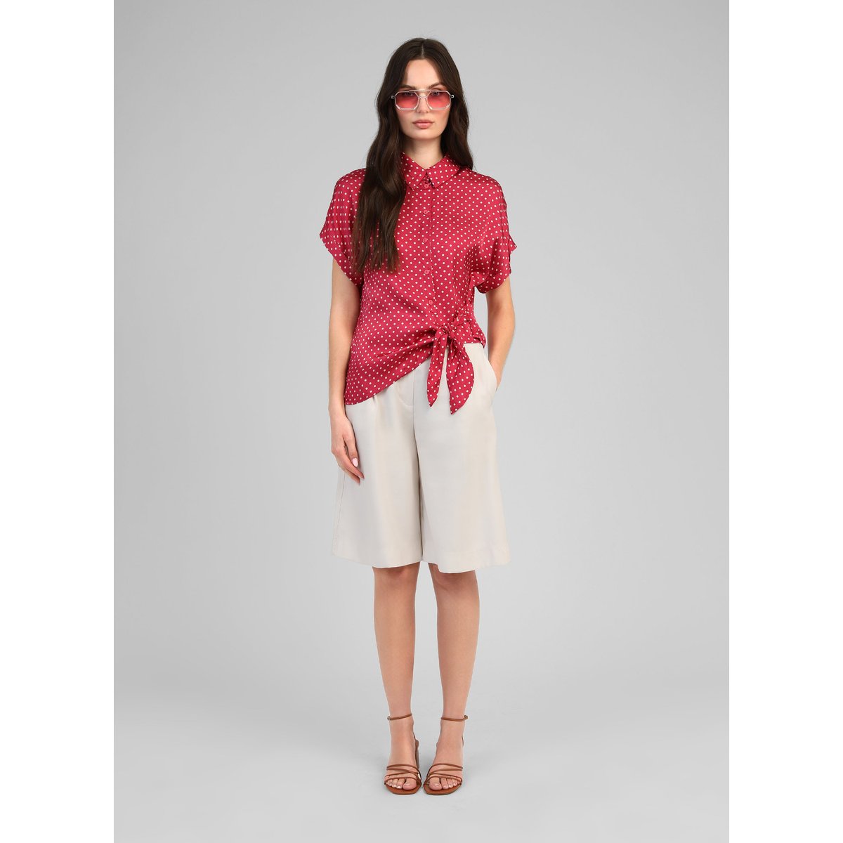 Chemise KAVINY doriva framboise, AN'GE