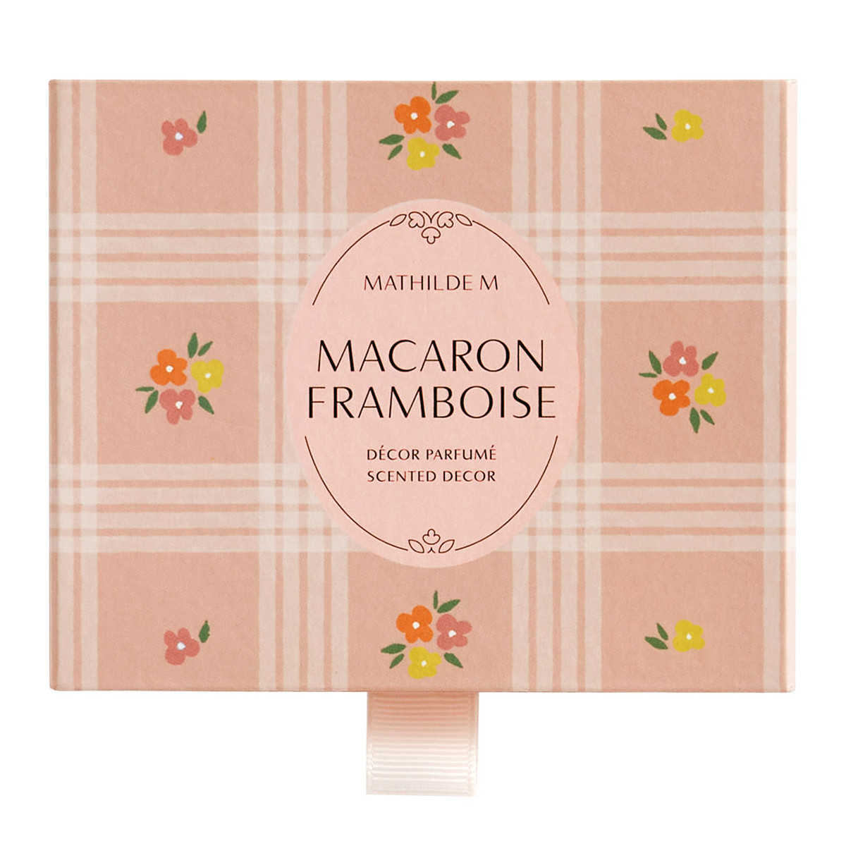 Décor parfumé et concentré de parfum Gourmandises d'Été - MACARON FRAMBOISE rose, MATHILDE M