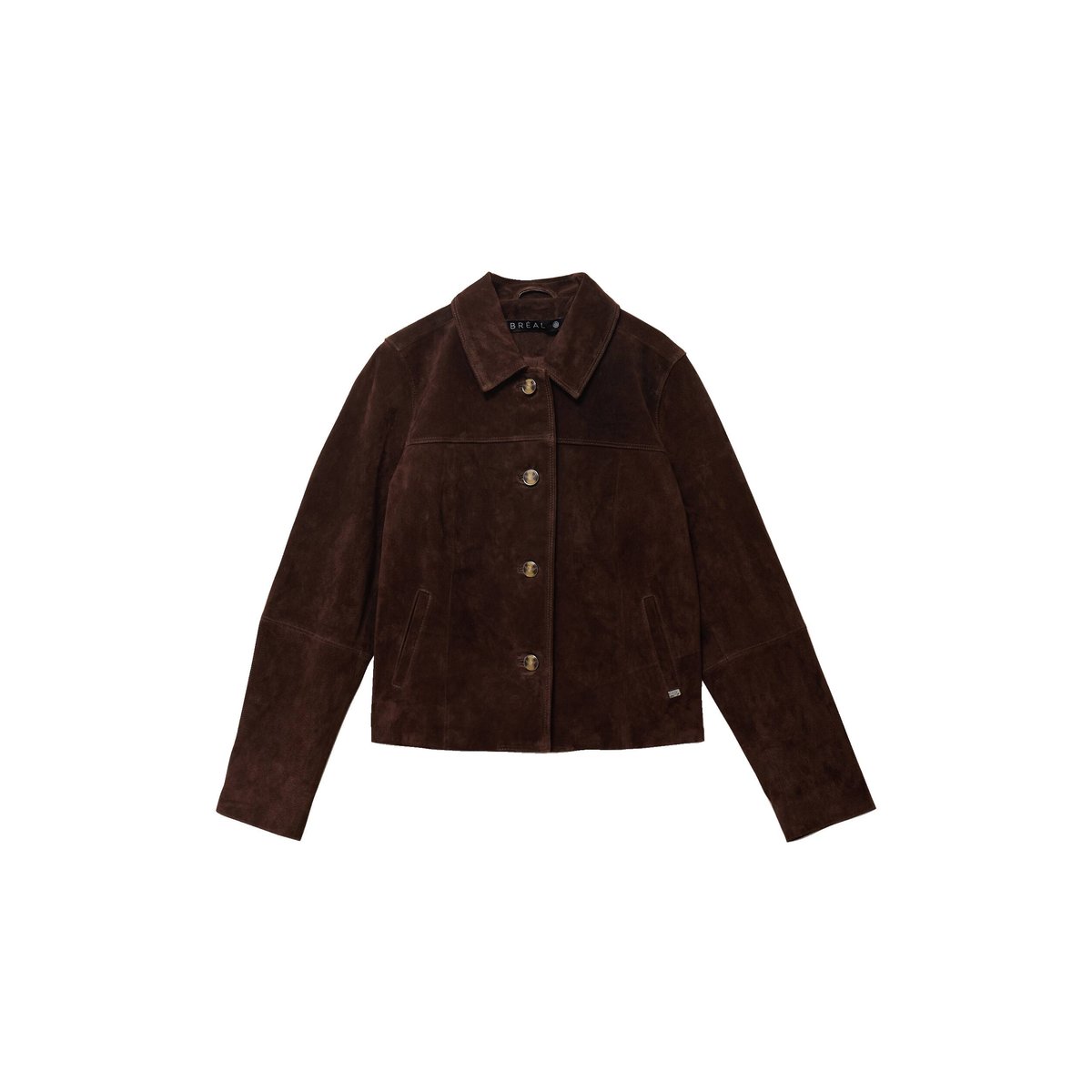 Veste doublée marron foncé, BREAL