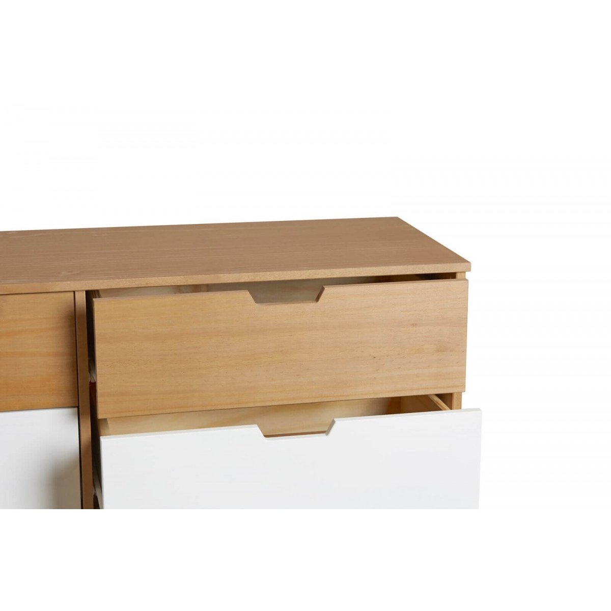 Commode 6 tiroirs 120 cm, ALMA multicolore, BOBOCHIC