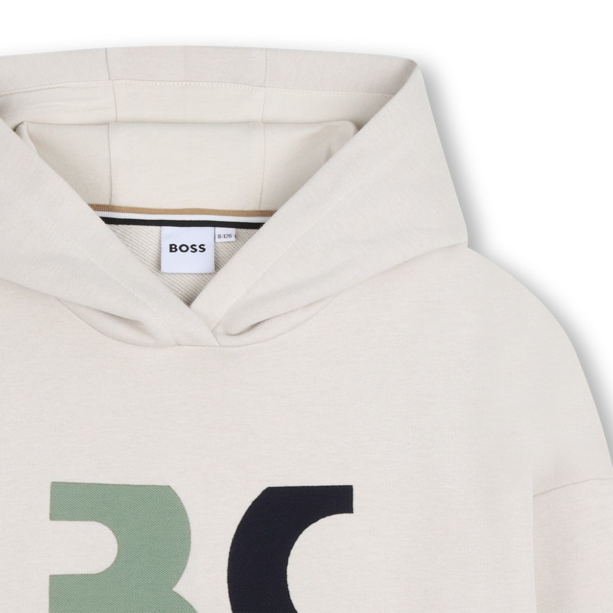 Sweat à capuche vanille, BOSS KIDSWEAR