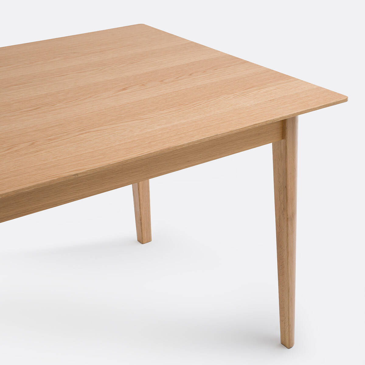 Table à manger, extensible, en plaqué chêne, 8 à 14 couverts, TIOGA coloris chêne, LA REDOUTE INTERIEURS