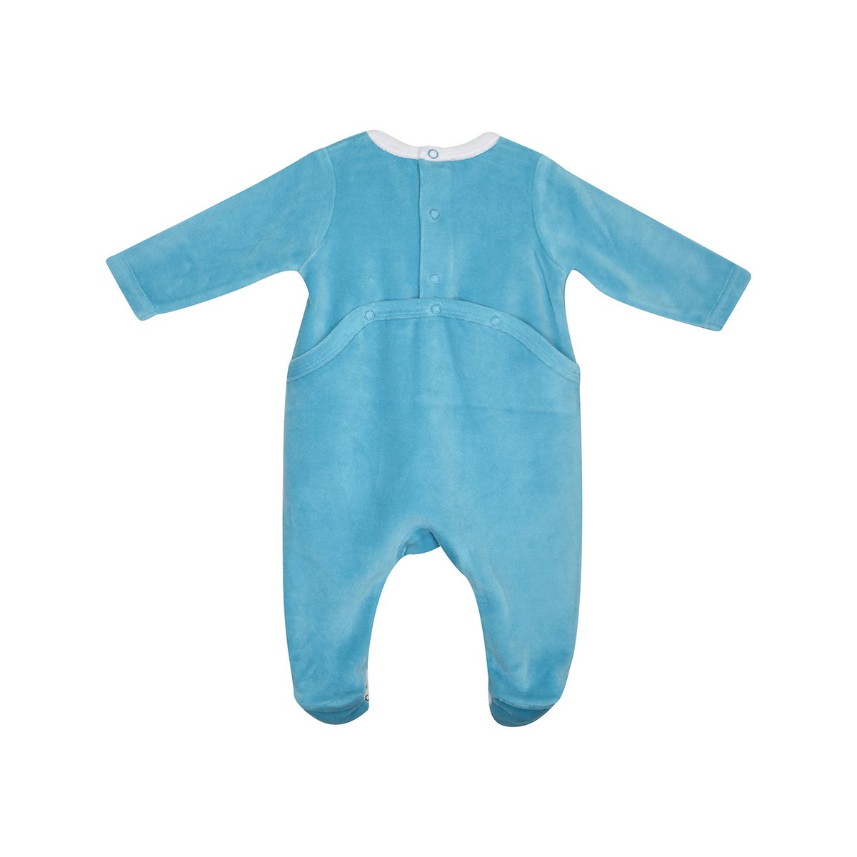 Dors bien gaspare velours rase pont dos bebe bleu, SUCRE D'ORGE