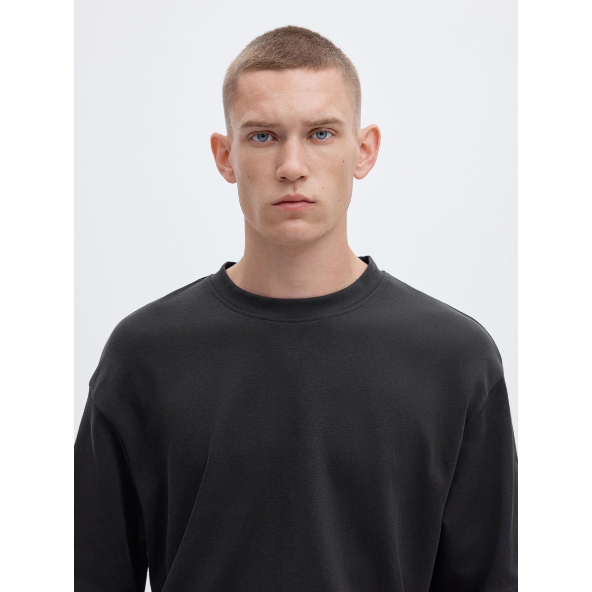 T-Shirt noir - black, SELECTED