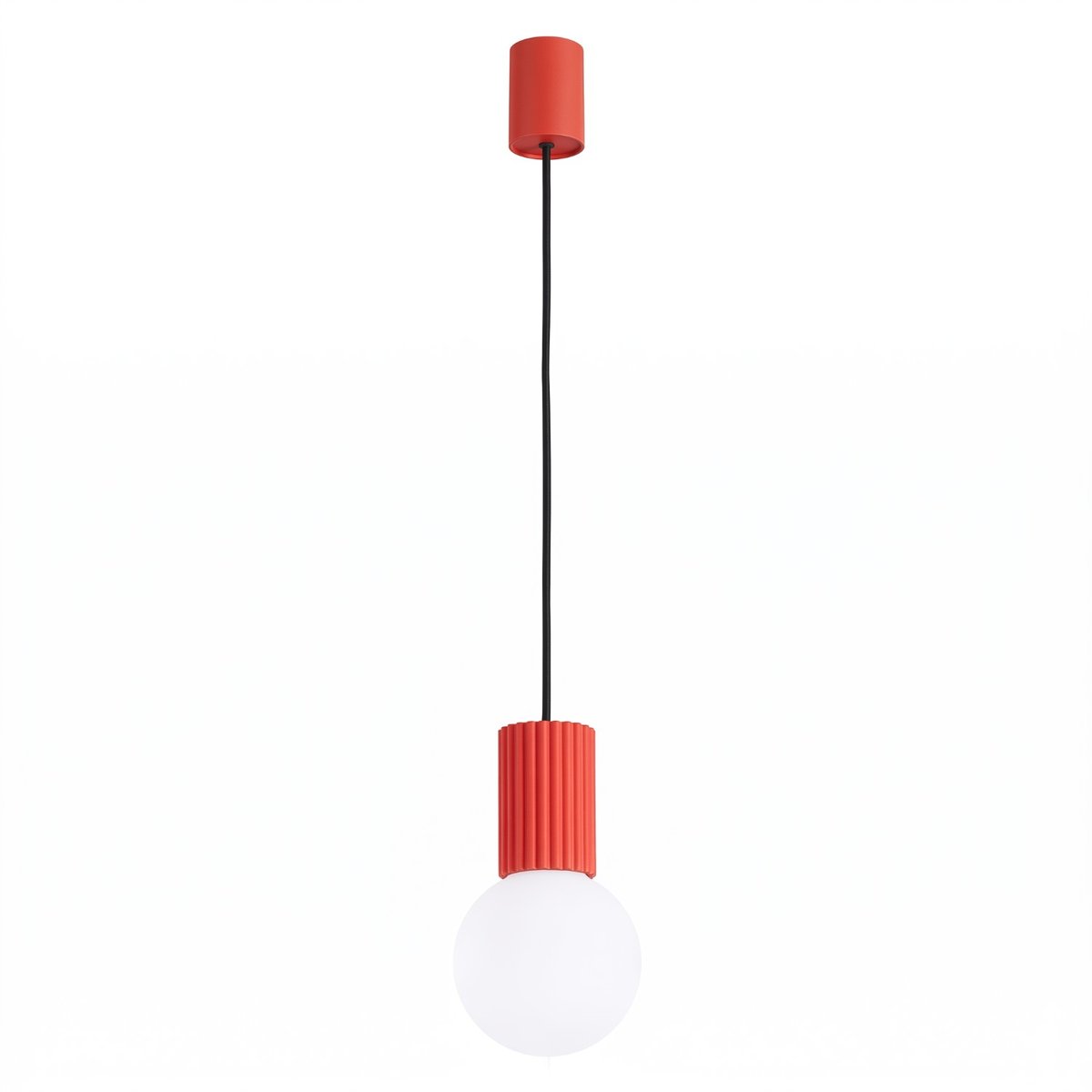 Suspension Aluminium Rouge G9 1 Halo rouge, EDEN