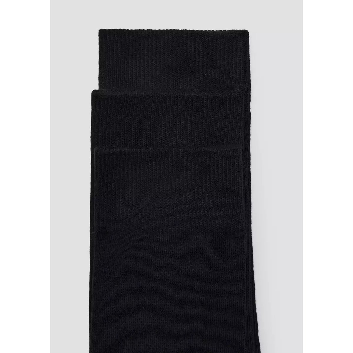 Lot 3 paires de chaussettes longues coton noir, MANGO MAN