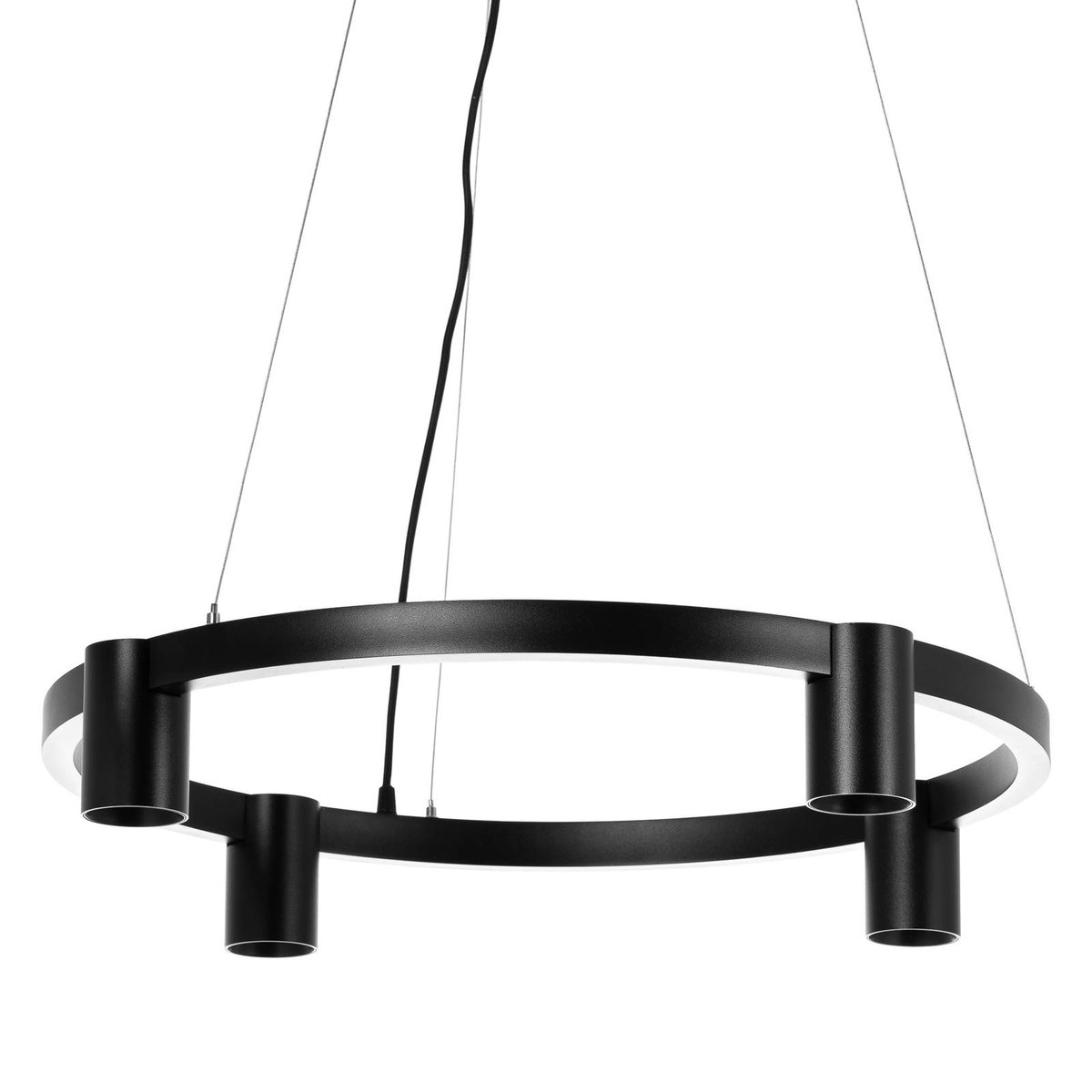 Suspension en aluminium moderne, Brinja noir, ARCCHIO