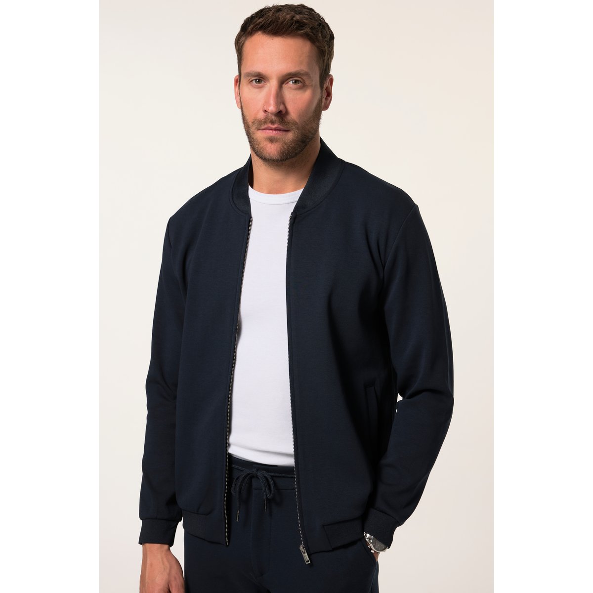 Blouson en jersey, technologie FLEXNAMIC® bleu marine, JP1880