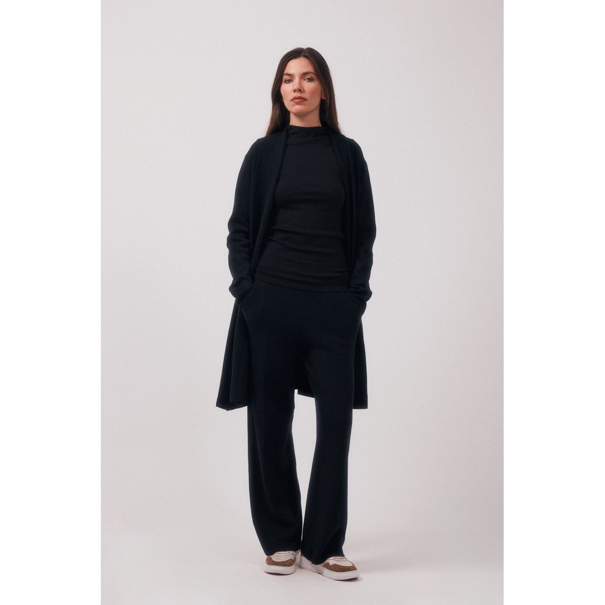 Gilet maille JASPER noir, BENOA
