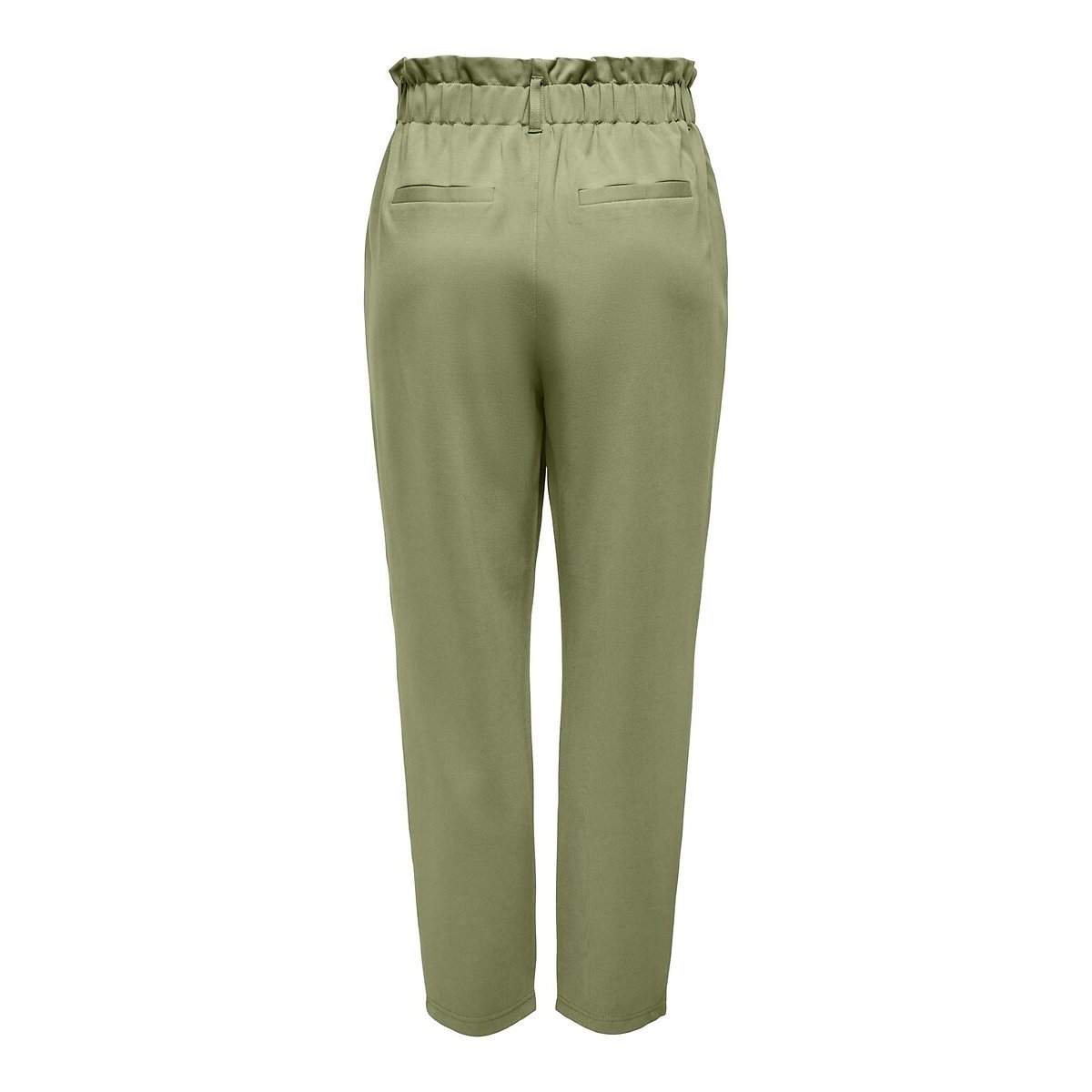 High Waist Cigarette Trousers sage green, ONLY