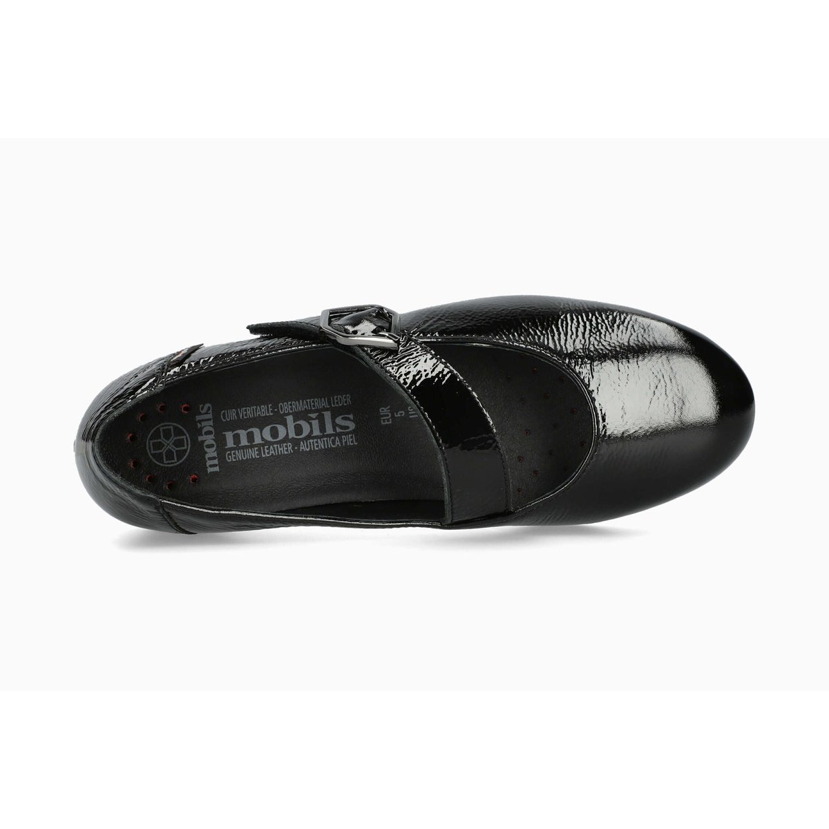 Ballerines en cuir SABRIA noir 5150, MEPHISTO