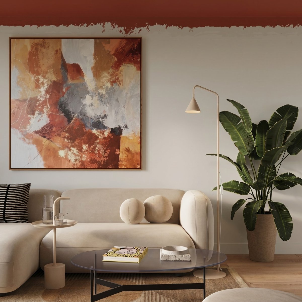 Lampadaire Beige E14 1 NOX beige, EDEN