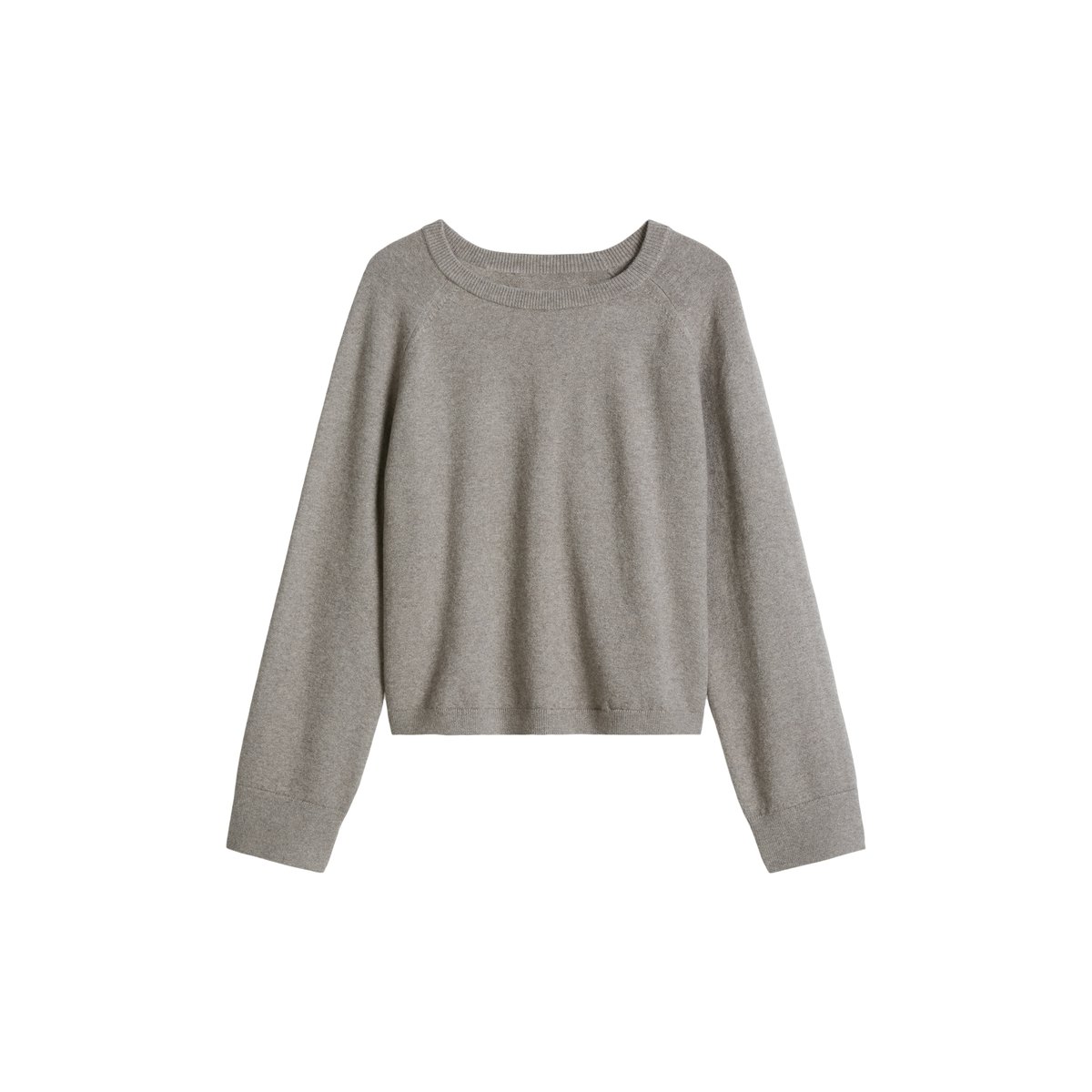 Pull ample en Cotton Wool Stretch gris, MARC O'POLO