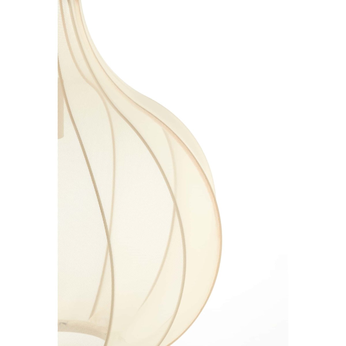 Lampe Suspendue Textiles ELATI sable, LIGHT & LIVING 