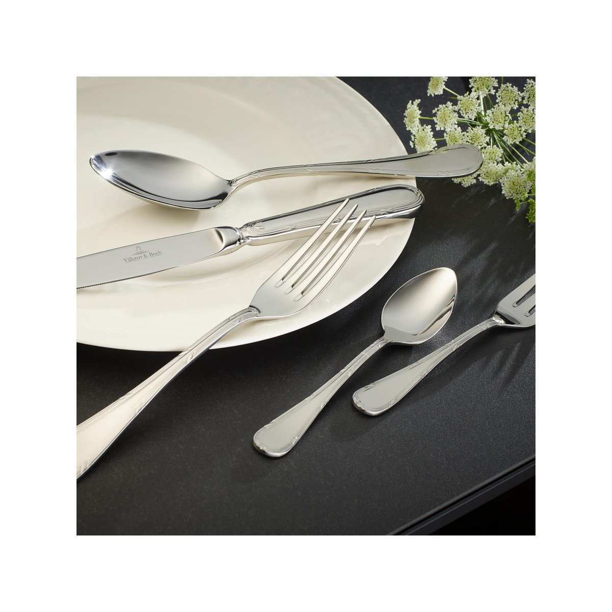 Ménagère 30Pcs. KREUZBAND SEPTFONTAINES couleur unique, VILLEROY & BOCH SIGNATURE