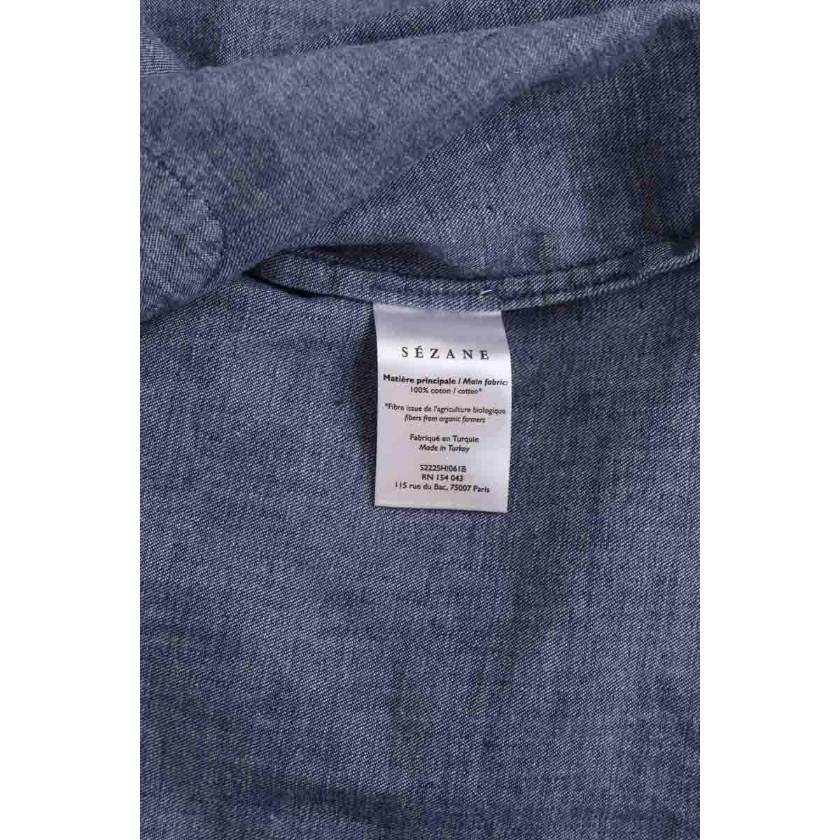 Chemise - Très Bon État bleu, SEZANE