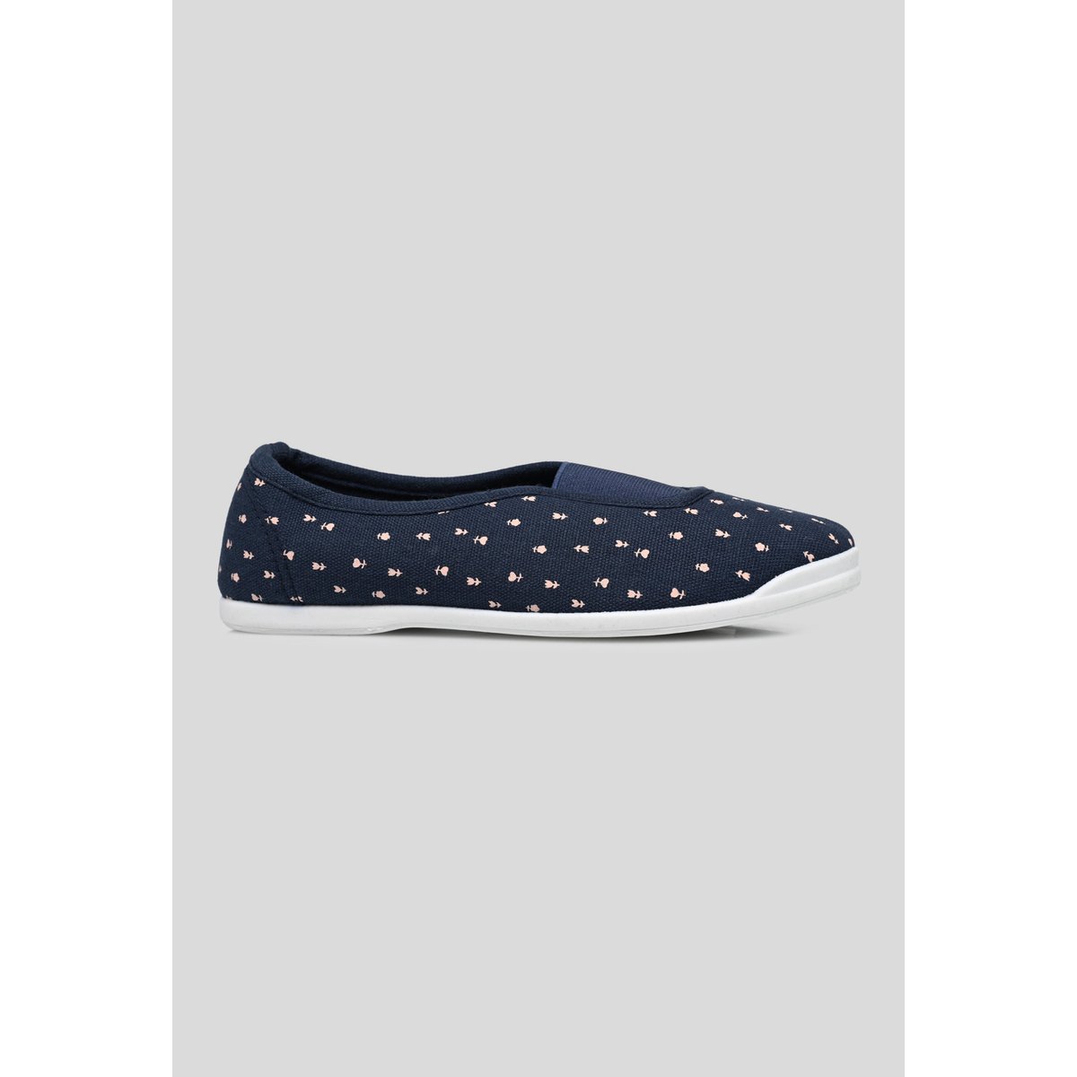 Chaussons fourrés en cuir suede marine, MONOPRIX