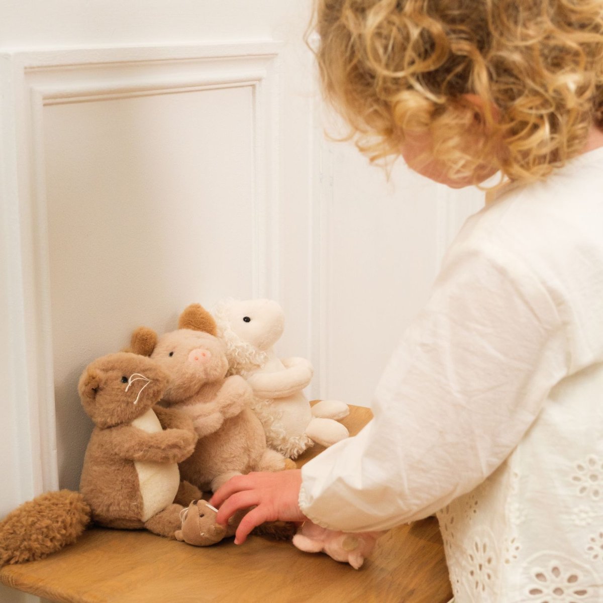 Peluche Maman et bébé écureuil beige, marron, EGMONT TOYS