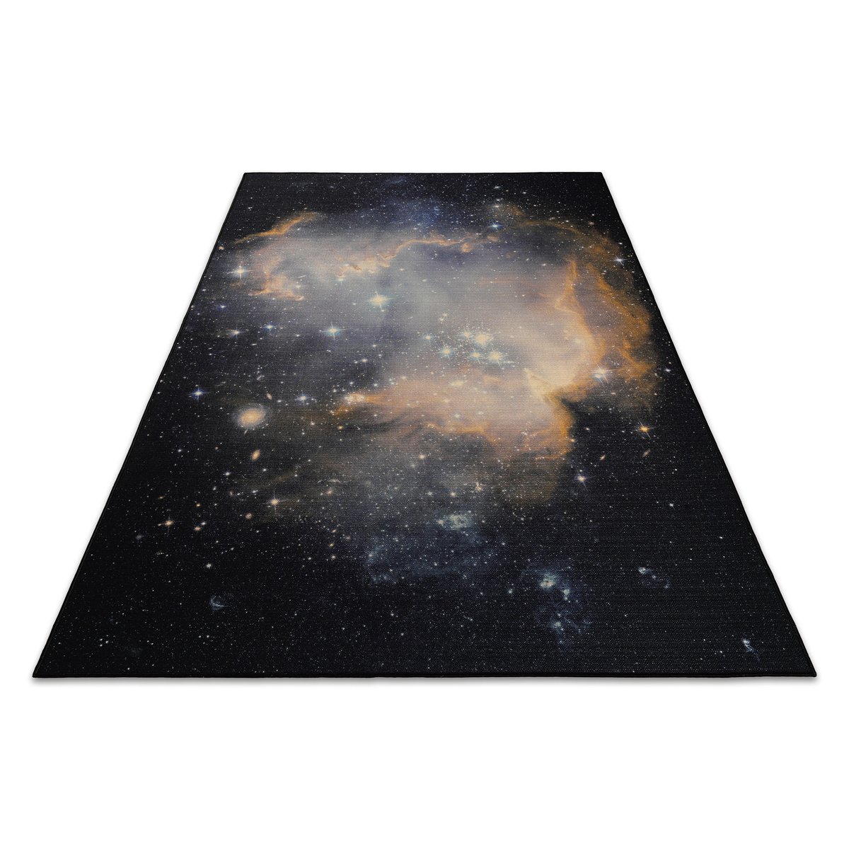 Tapis gamer galaxie design , Galactic Glow noir-multicolore, WECON HOME