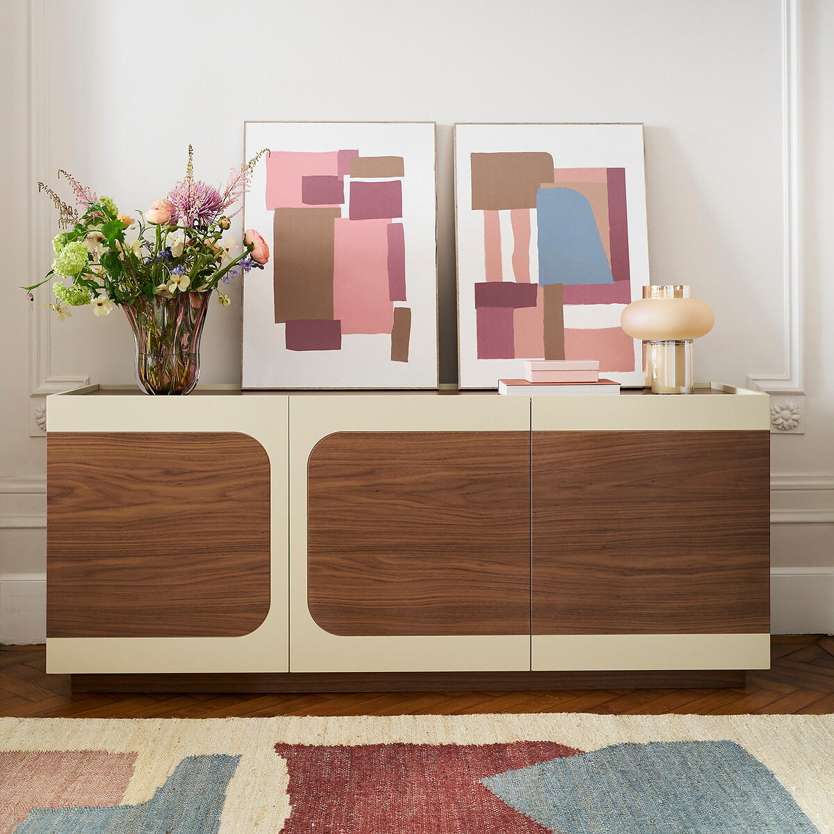 Galdo 3-Door Sideboard with Walnut Veneer walnut, LA REDOUTE INTERIEURS