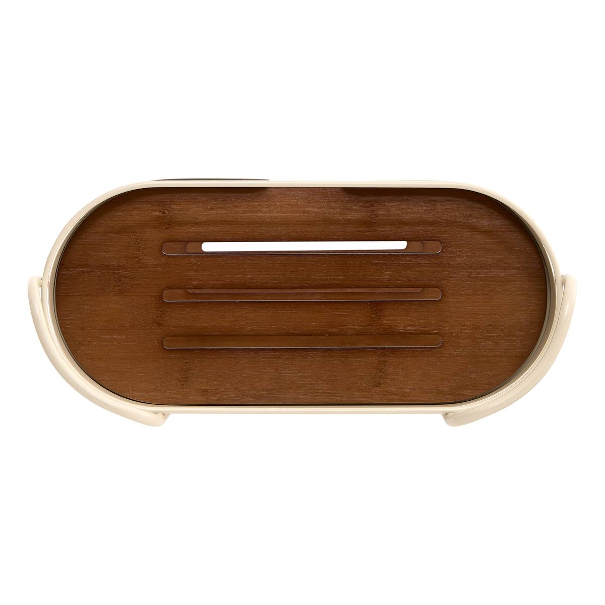 Étagère de douche ovale ARGILEO beige, 5FIVE SIMPLY SMART
