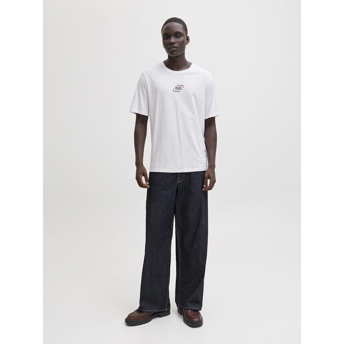 T-shirt manches courtes blanc, JACK & JONES