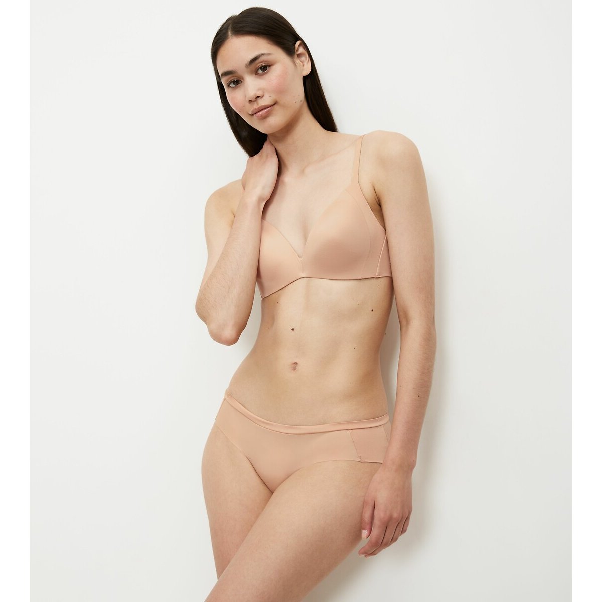 Reggiseno imbottito Body make-up soft touch beige, TRIUMPH