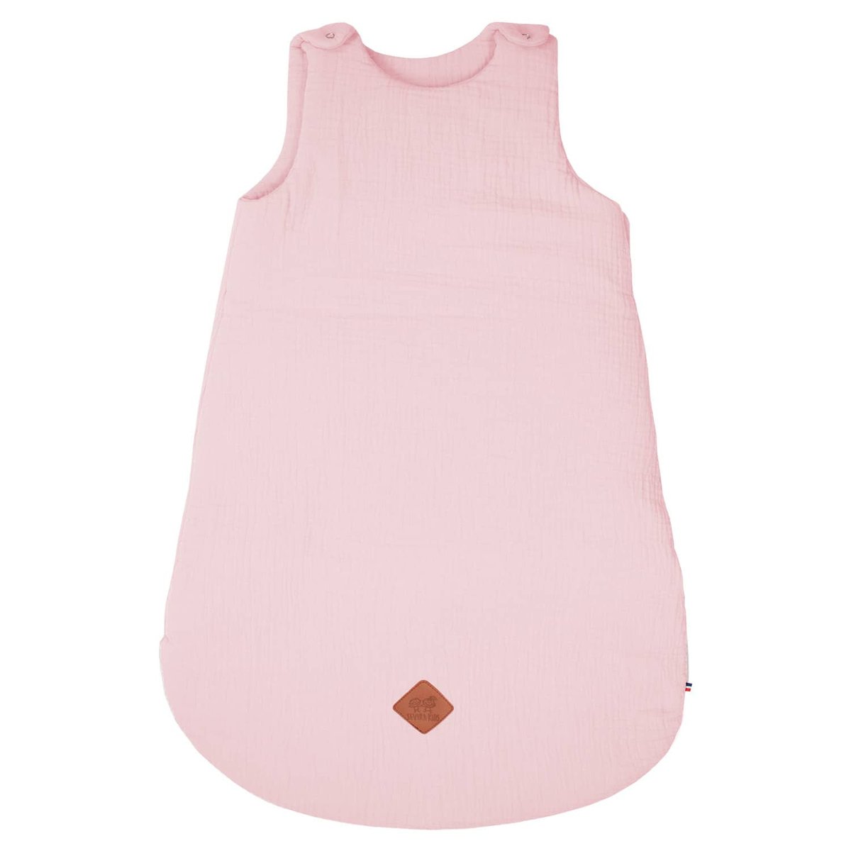 Gigoteuse sans manches en gaze de coton TOG 2 JEANNE vieux rose, SEVIRA KIDS