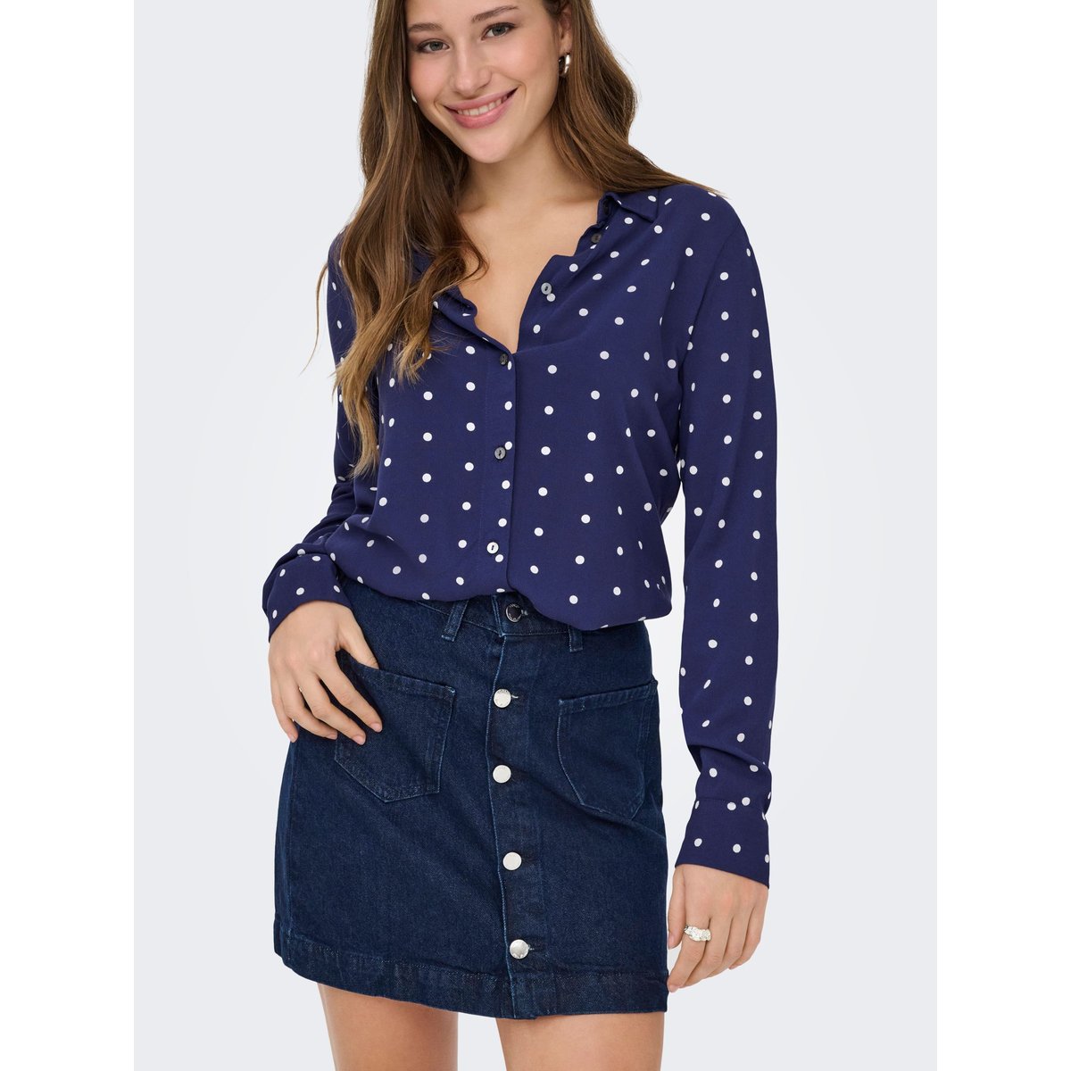 Jupe En Denim dark blue denim 1, ONLY
