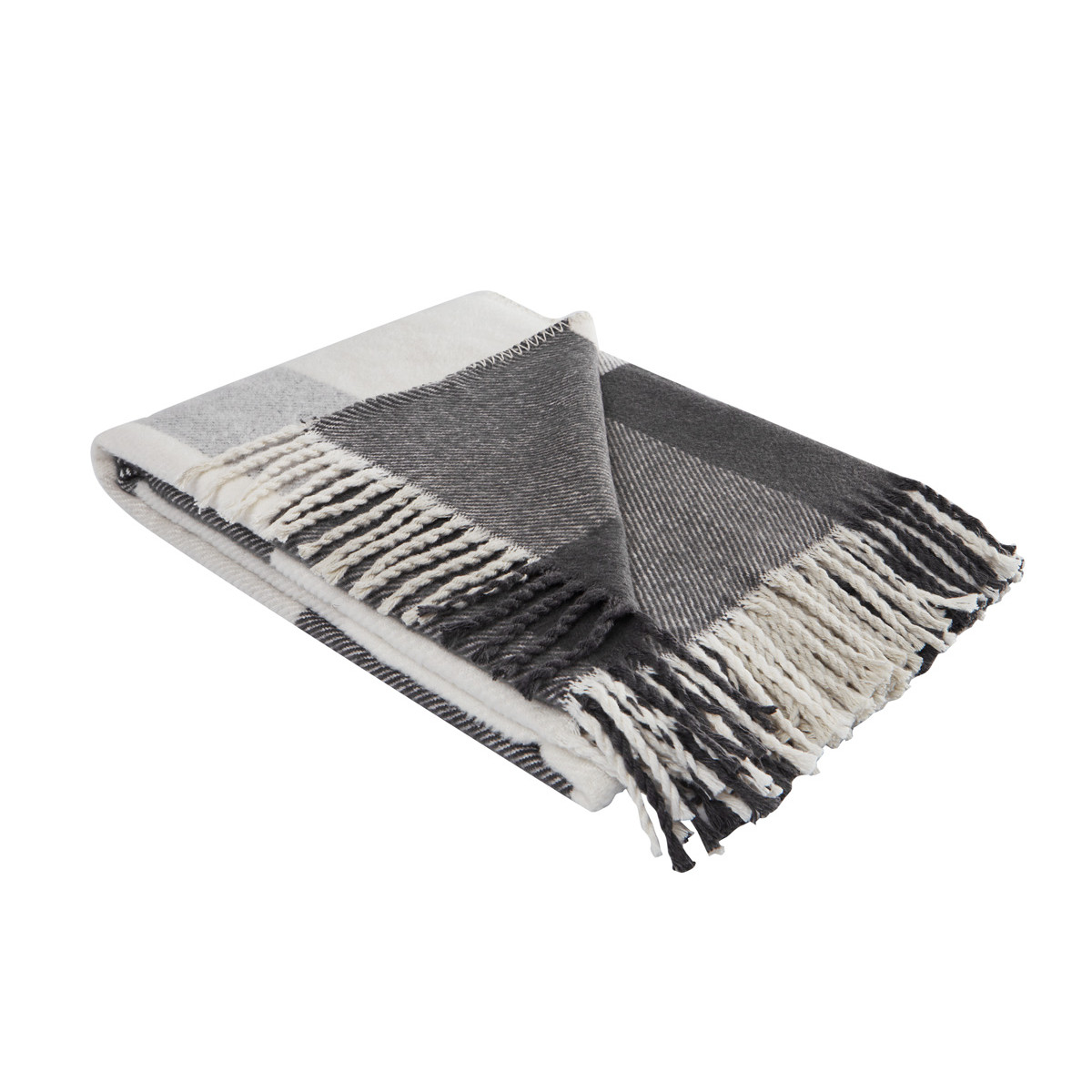 Plaid NASH anthracite, SENSEI MAISON