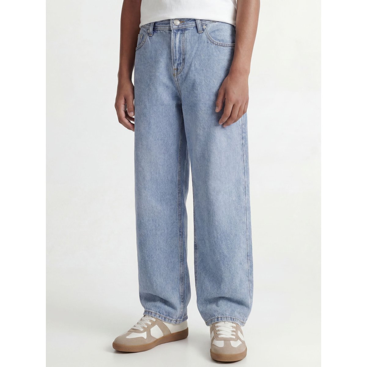 Jean forme baggy blue denim, JACK & JONES JUNIOR